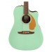 Fender Limited Edition Redondo Player Electro-Acoustic Guitar in Surf Green - 0970713557