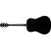 Fender 0970110206 CD-60 Dreadnought V3 with Case, Walnut Fingerboard - Black