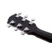Fender 0970110206 CD-60 Dreadnought V3 with Case, Walnut Fingerboard - Black