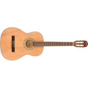 Fender 0971540021 FA-25N Nylon-String Acoustic Guitar – Natural