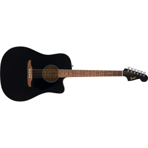 Fender 0974010506 California Debut Redondo CE, Spruce Top, Black Pickguard - Black