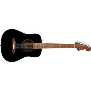 Fender 0974101106 California Standard Redondo Mini with Bag, Spruce Top - Black