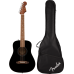 Fender 0974101106 California Standard Redondo Mini with Bag, Spruce Top - Black
