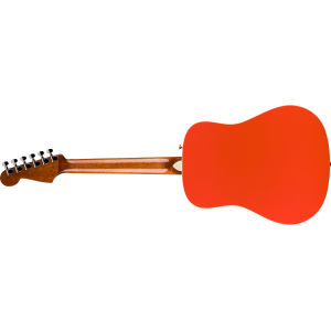 Fender 0974101140 California Standard Redondo Mini with Bag, Spruce Top - Fiesta Red