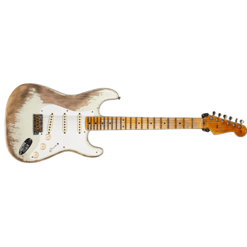 Fender 9231012880 Custom Shop Limited Edition '56 Stratocaster Super Heavy Relic Maple Neck - Aged India Ivory