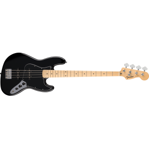 Fender 0266821506 Standard Jazz Bass, Maple Fingerboard - Black