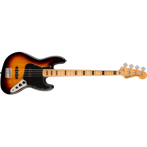 Fender 0374540500 Classic Vibe '70s Jazz Bass, Maple Fingerboard - 3-Color Sunburst