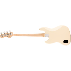 Fender 0378703505 Affinity Series Active Jazz Bass, Maple Fingerboard - Olympic White