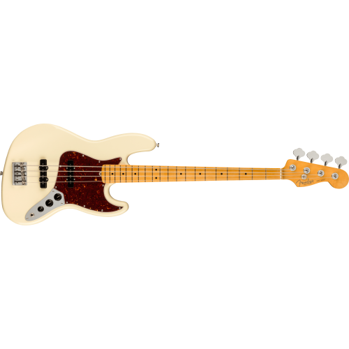 Fender 0193972705  American Professional II Jazz Bass, Maple Fingerboard, Olympic White