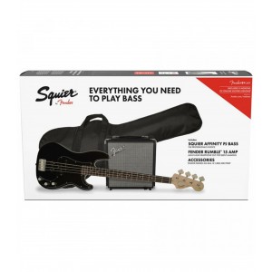 Fender Squier Affinity Series Precision Bass PJ pack IL Black (0371982606)