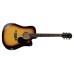 Fender 0930307032 SA-105CE Dreadnought Cutaway Guitar - Sunburst