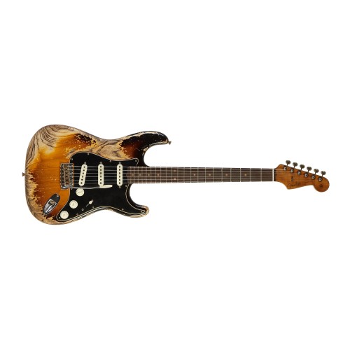 Fender Custom Shop Limited Edition Poblano Stratocaster Super Heavy Relic Super Faded Aged 3 Tone Sunburst