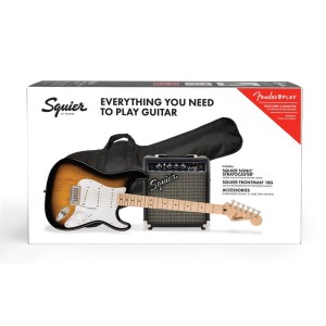 Fender 0371720603 Squier Sonic Stratocaster Pack - 2-Color Sunburst