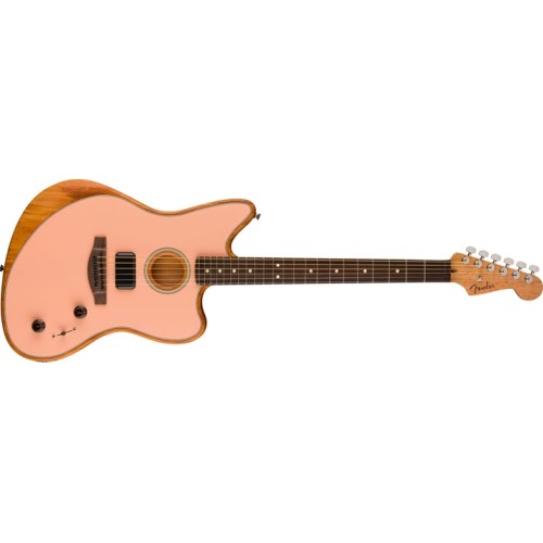 Fender 0972233156 Acoustasonic Player Jazzmaster - Shell Pink