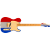 Fender 0140452371 Buck Owens Telecaster - Red, Silver and Blue Sparkle