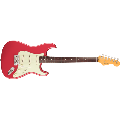 Fender 0114940375 American Professional Classic Stratocaster, Rosewood Fingerboard - Faded Dakota Red