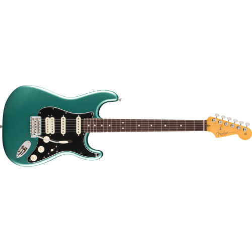 Fender 0114950374 American Professional Classic Stratocaster HSS, Rosewood Fingerboard - Faded Sherwood Green Metallic
