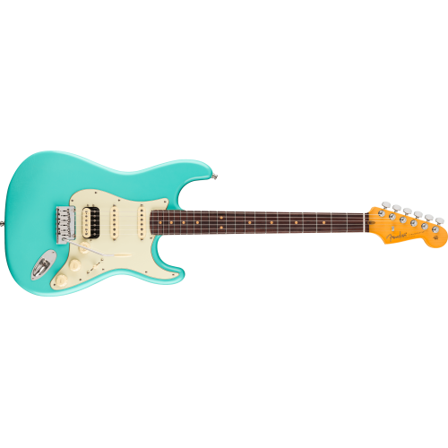 Fender 0118230849 American Ultra Luxe Vintage '60s Stratocaster HSS, Rosewood Fingerboard - Sea Foam Green