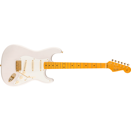 Fender 0170232801 Limited Edition American Vintage II 1957 Stratocaster, Flame Maple Fingerboard - White Blonde