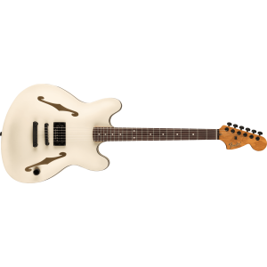 Fender 0262370505 Tom DeLonge Starcaster, Rosewood Fingerboard - Satin Olympic White