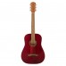 Fender FA-15 3/4 Scale Steel String Acoustic Guitar with Gig Bag (Red)