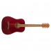 Fender FA-15 3/4 Scale Steel String Acoustic Guitar with Gig Bag (Red)