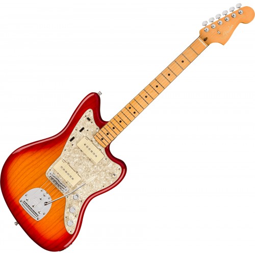 Fender American Ultra Jazzmaster, Maple Fingerboard, Plasma Red Burst