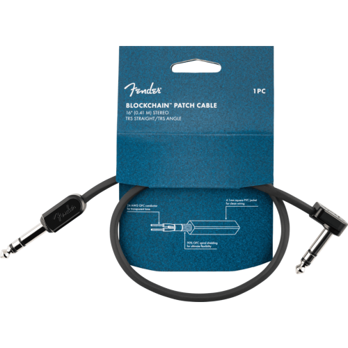Fender 0990825015 Blockchain 16" Stereo Cable