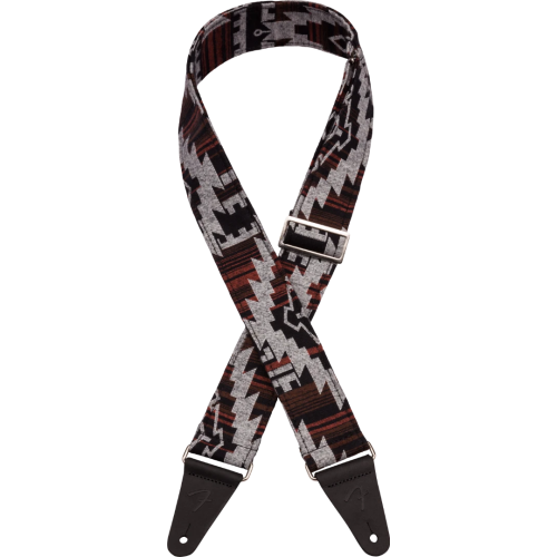 Fender 0992132551  2-inch Zion Guitar Strap - Black Aztec