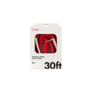 Fender 0990823005 Original Series Coil Cable 30 Foot Fiesta Red