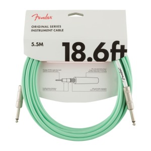 Fender 0990520058 Contour Series Instrument Cables - Surf Green