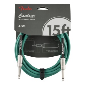 Fender 0990571046 Contour Series Instrument Cables - Sherwood Green