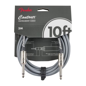Fender 0990571124 Contour Series Instrument Cables - Inca Silver