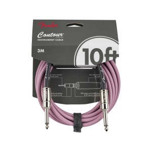 Fender 0990571166 Contour Series Instrument Cables 10Ft - Burgundy Mist