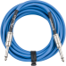 Fender 0990571802 Contour Series Instrument Cables 18.6Ft - Lake Placid Blue