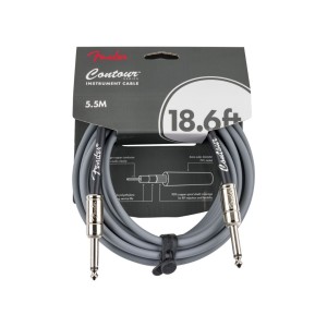 Fender 0990571824 Contour Series Instrument Cables 18.6Ft - Inca Silver
