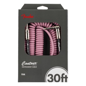 Fender 0990573066 Contour Series Coil Instrument Cables - Burgundy Mist