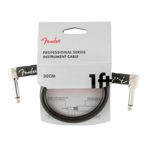 Fender 0990820057 Angle Contour Series Tweed Instrument Cable - Black