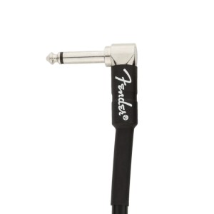 Fender 0990820057 Angle Contour Series Tweed Instrument Cable - Black
