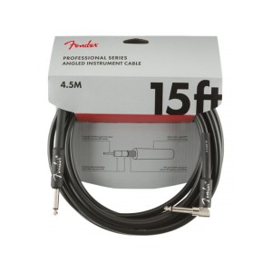 Fender 0990820059 Angle Contour Series Tweed Instrument Cable - Black