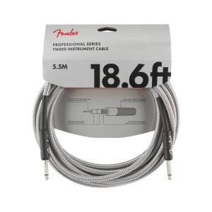 Fender 0990820062 Contour Series Tweed Instrument Cable - Gray Tweed