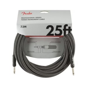 Fender 0990820071 Contour Series Tweed Instrument Cable - Gray Tweed