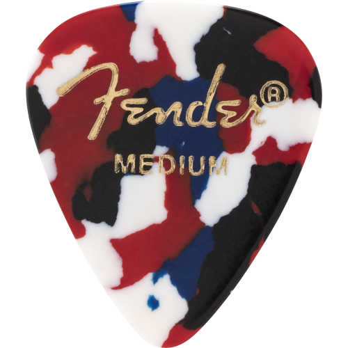 Fender 1980351850 Celluloid 351 Shape Pick - 12 Pack