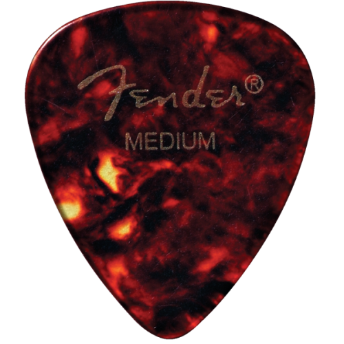 Fender 1980451800 Celluloid 451 Shape Pick - 12 Pack