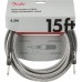 Fender 0990820066 Contour Series Tweed Instrument Cable - White Tweed