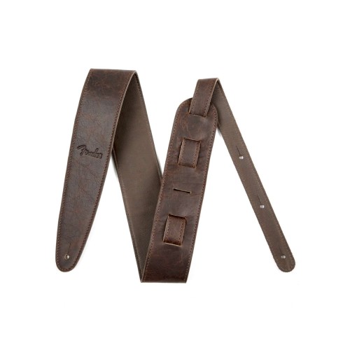Fender 0990622050 Artisan Crafted Leather 2.5 Strap Brown