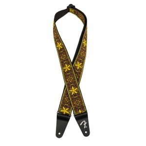 Fender 0990638037 Pasadena Woven Strap - Yellow Wallflower