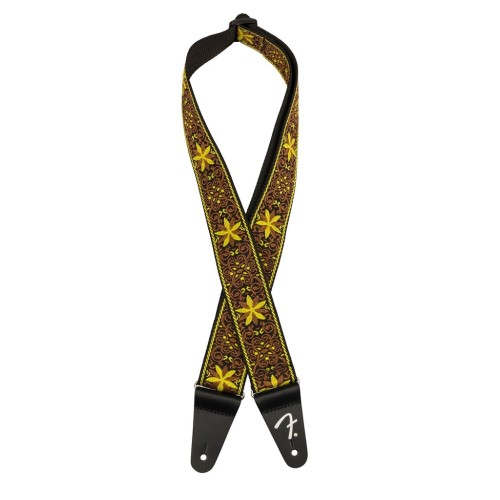 Fender 0990638037 Pasadena Woven Strap - Yellow Wallflower