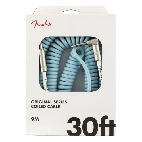 Fender 0990823005 Original Series Coil Cable 30 Foot Daphne Blue