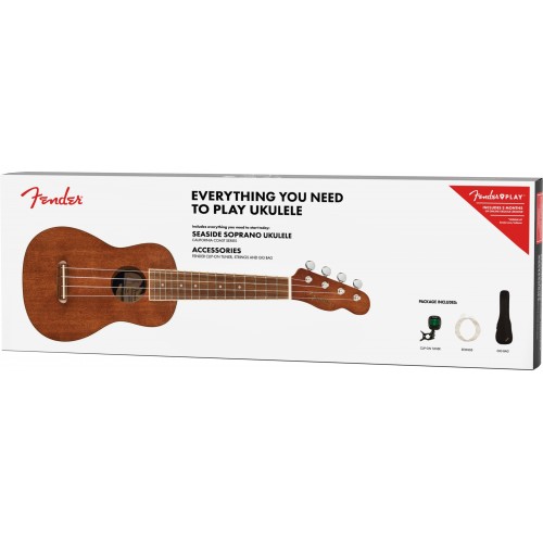 Fender Seaside Soprano Ukulele Pack